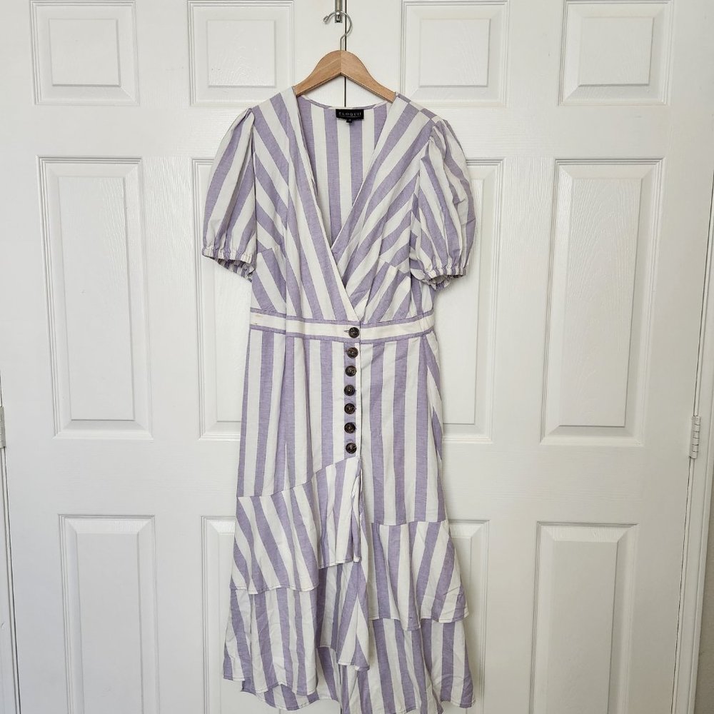 Eloquii Striped Dress